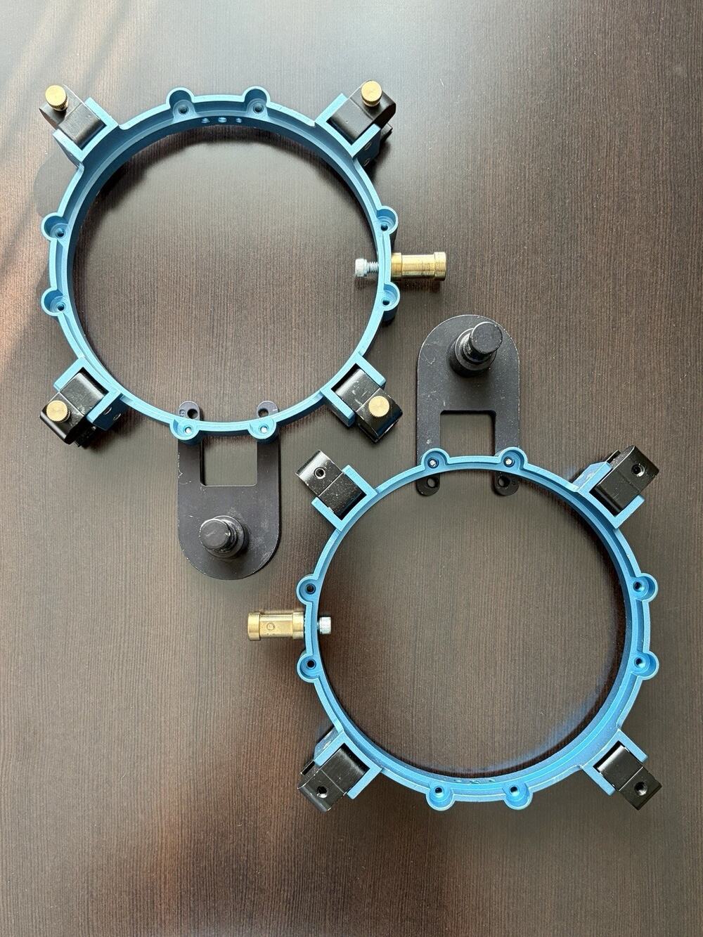 Chimera Speed Ring Lot 2 Quick Release Softbox 6.2in Aluminum w Mount Brackets
